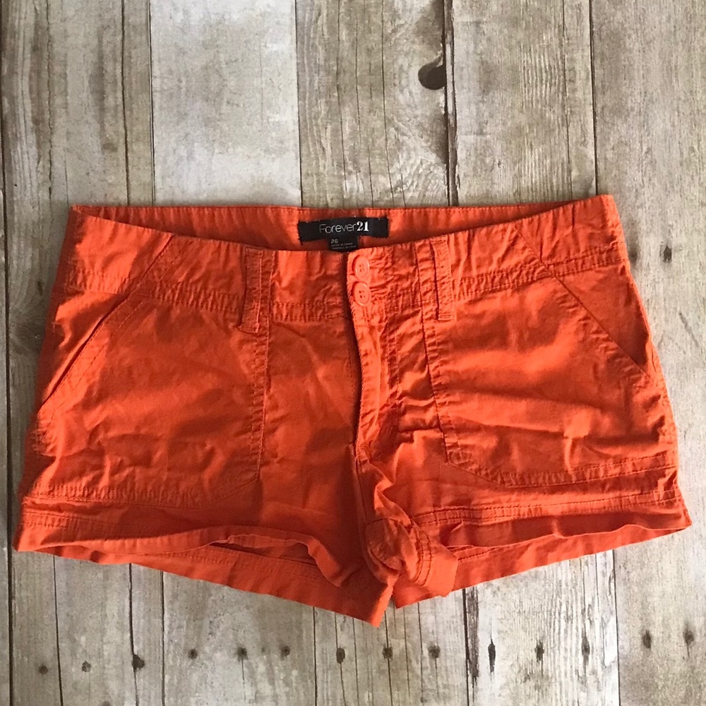 Orange shorts